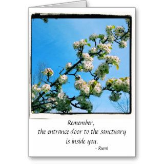 Wise Quotes Spring Floral Greeting Cards