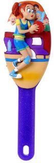 K.C., Herdoo's Whimsical And Handpainted 3 D Character Cushioned Hairbrush For Child And Preteen Hair Care  Beauty