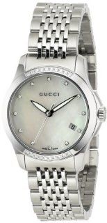 Gucci Women's YA126510 "G Timeless" Stainless Steel Diamond Accented Watch at  Women's Watch store.
