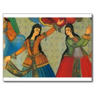 Dancing Persian Girls Post Cards