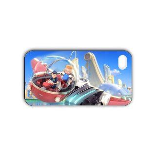 Meet The Robinsons Cute Cartoon Fashion Hard Plastic Back Cover Case for iPhone 4/Black Cell Phones & Accessories