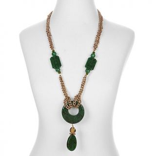 Statements by Amy Kahn Russell Carved Gemstone Necklace