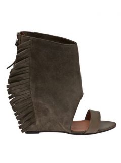 Iro Fringe Wedge Bootie