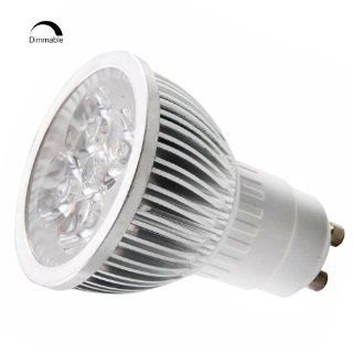 110V 4W Dimmable GU10 LED Bulb   6000K Daylight Spotlight   50Watt Equivalent   330 Lumen 45 Degree Beam Angle   Led Household Light Bulbs  