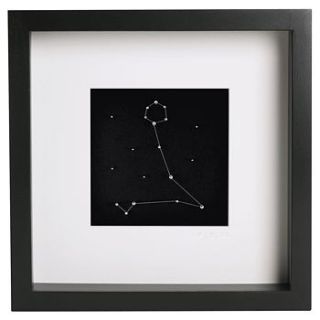 pisces framed constellation artwork by starology