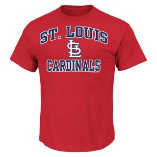 MLB Mens St. Louis Cardinals Crew Neck T Shirt
