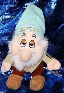 walt Disney 7 Dwarfs Large 13" Dwarf Beanie(Smug Smile NO LIPS) Sleepy Toys & Games
