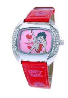 Betty Boop Womens Leather Strap Watch #BB W367B at  Women's Watch store.