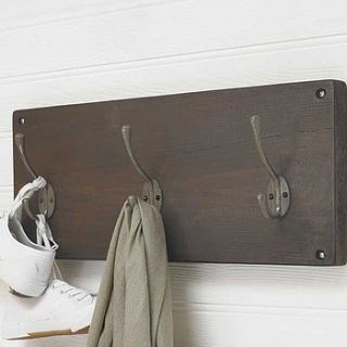 reclaimed wooden victorian style coat hook by möa design