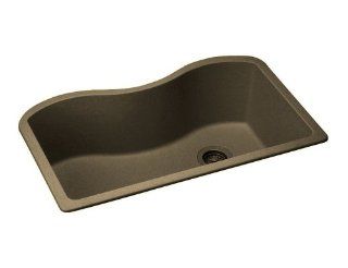 Elkay ELGUS3322RMC0 Harmony E Granite Undermount Sink, Mocha   Single Bowl Sinks  