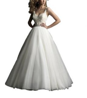 GEORGE BRIDE Sweetheart taffeta Wedding Dress With Embroidered Lace Aappliques