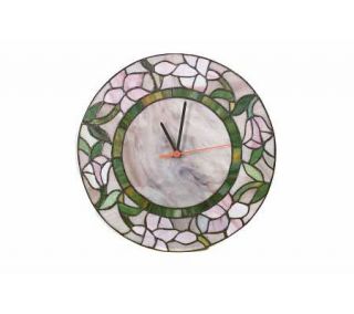 Choice of Handcrafted Tiffany Style Wall Clocks —