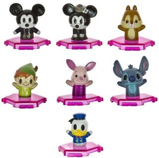 Disney Mickey & Friends Mini Figure Toppers Discount Bundle (7 Mini Figures Mickey, Minnie, Dale, Donald, Peter Pan, Piglet, Stitchl) Toys & Games