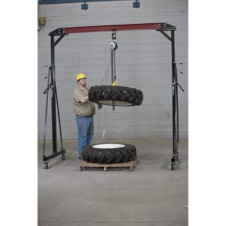 Roughneck Manual Chain Hoist — 3 Ton, 10ft. Lift  Manual Gear Chain Hoists