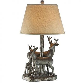 Anthony CA. Inc. Lodge Deer Desk and Table Lamp