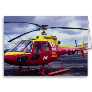 Aerospatiale AS350B Ecureuil helicopter Greeting Card