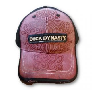 Duck Dynasty Womens Hat Ladies Pretty Redneck Licensed Duck Dynasty Ball Cap (One Size Velcro Adjustable, Maroon & Black)