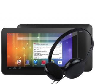 Ematic Prime XL 10 4GB Android 4.1 Tablet with Headphones —