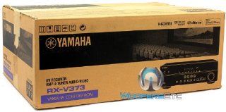 RX V373   Yamaha 5.1 Channel 500W Surround Sound 3D Receiver (RXV373BL) Electronics