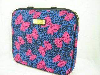 Betsey Johnson Cheetah Bows 15" Laptop Case Sleeve Blue Multi Computers & Accessories
