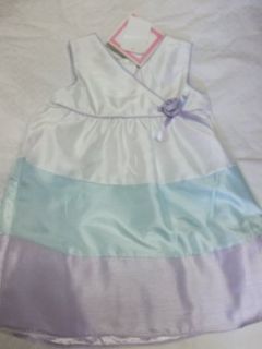 Baby Dress Spring Summer White Lilac Blue Sleeveless 4   48 Months Infant And Toddler Special Occasion Dresses Clothing