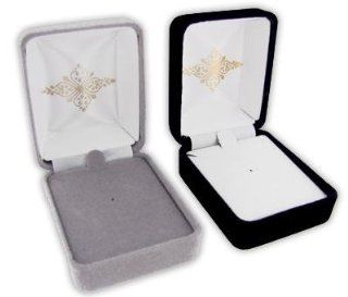 Velour Pin Box Jewelry