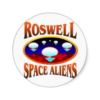 Roswell Space Alien Stickers