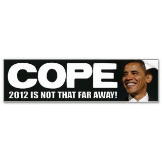 COPE   2012 Election   Anti Obama Bumper Stickers