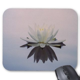 White Water Lily Mouse Mat