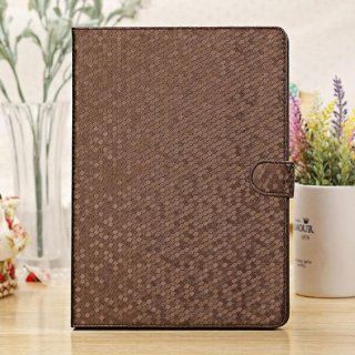 New Dimond Pattern PU Leather Case Cover with Stand for iPad Air/iPad 5 (Coffee) Cell Phones & Accessories
