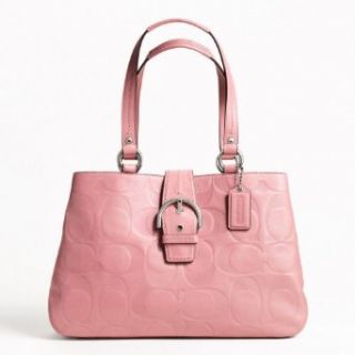 Coach Soho Embossed Textured Leather Carryall Satchel Purse Blush Pink 19448 Shoulder Handbags Shoes