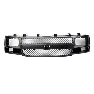 CarPartsDepot, Front Raw Black Sealed beam Design Grille Grill Mesh Insert Style Assembly, 400 15197 Gm1200538 25746055 Automotive