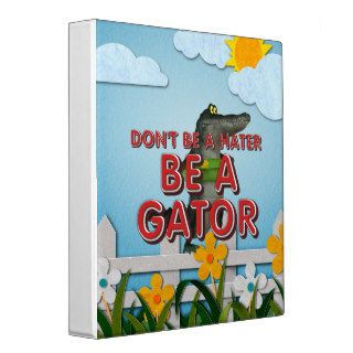 TEE Be Alligator Binder