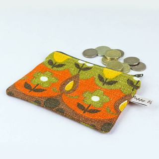 vintage fabric coin purses by poppy valentine