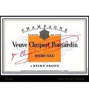Veuve Clicquot Champagne Demi Sec NV 375 mL Half Bottle Wine