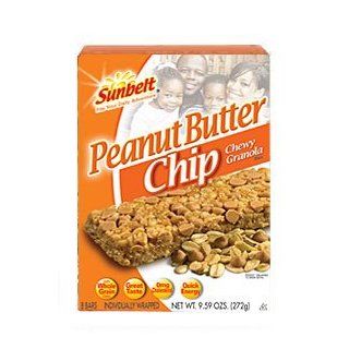 Sunbelt Peanut Butter Chip Chewy Granola Bars, 9.59oz  Grocery & Gourmet Food