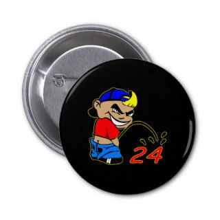 Black Cartoon Boy Piss 24 Pin