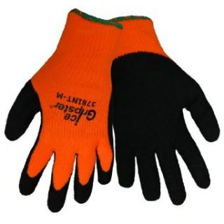 Global Glove 378INT Ice Gripster Foam Rubber Glove, Medium, Orange/Black (Case of 72)