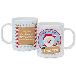 personalised santa children's mug by my 1st years