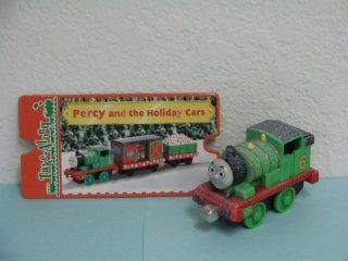 New 'HOLIDAY PERCY' Take Along Thomas & Friends Train Die cast Engine Loose Item Includes Exclusive Collector Card Retired Item Toys & Games