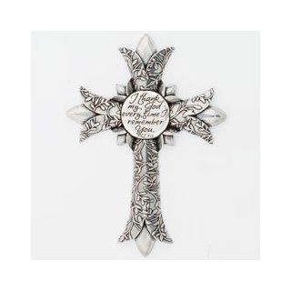 Shop Remembrance Wall Cross at the  Home Dcor Store. Find the latest styles with the lowest prices from Pewter