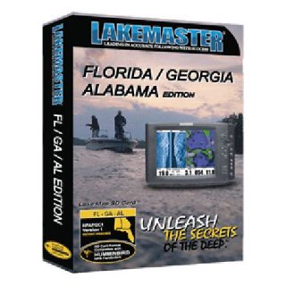 LakeMaster Alabama/Florida/Georgia ProMap For Humminbird Version 1 695118