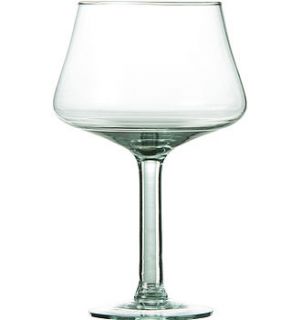 a set of four recycled premium wine glasses by exclusive roots