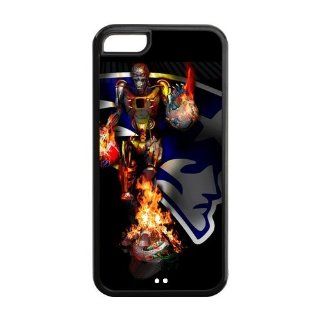 NFL New England Patriots Team Logo Custom Design TPU Case Back Cover For Iphone 5c iphone5c NY389 Cell Phones & Accessories