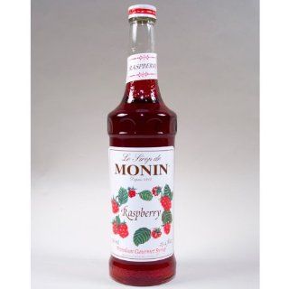 Monin Monin Raspberry Syrup 25.4 oz (Pack Of 12)  Dessert Toppings  Grocery & Gourmet Food