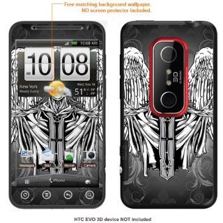 Protective Decal Skin Sticker for Virgin HTC EVO V 4G case cover evo3D 383 Cell Phones & Accessories