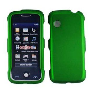 For At&t Lg Prime Gs390 Accessory   Green Hard Protective Hard Case Cover Cell Phones & Accessories