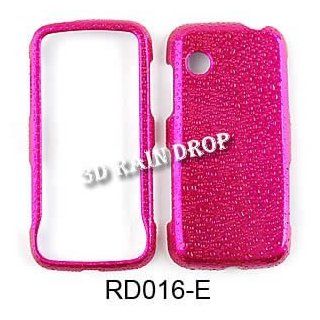 TEXTURED SNAP ON CASE FOR LG PRIME GS390 DROPS HOT PINK Cell Phones & Accessories