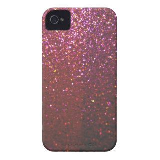 Hot pink Faux Sparkles & Glitter   Glam & Girly iPhone 4 Case Mate Case