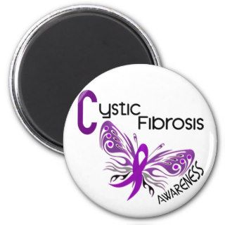 Cystic Fibrosis BUTTERFLY 3 Magnets